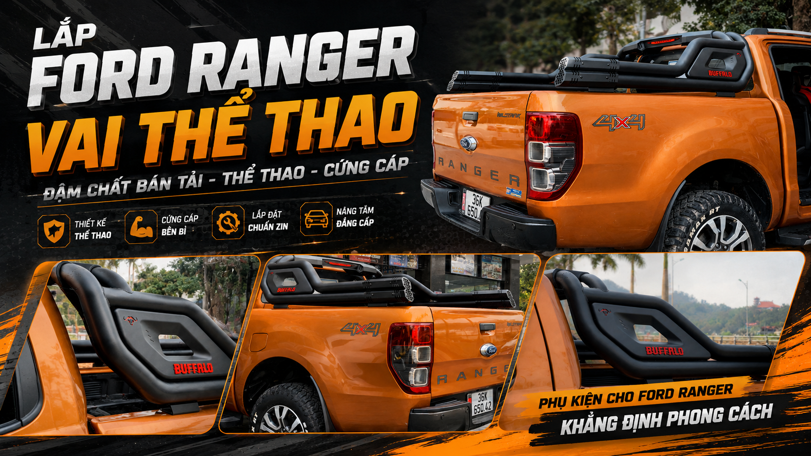 lap vai the thao cho ford ranger 6