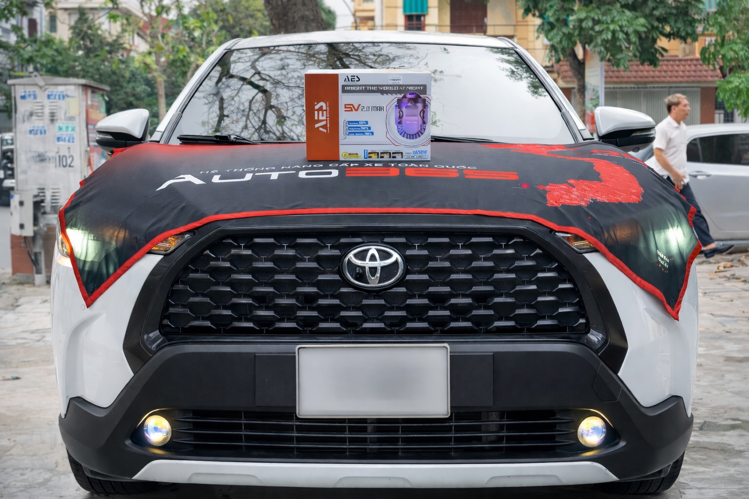 nang cap bi gam aes sv 2 0 max cho toyota cross