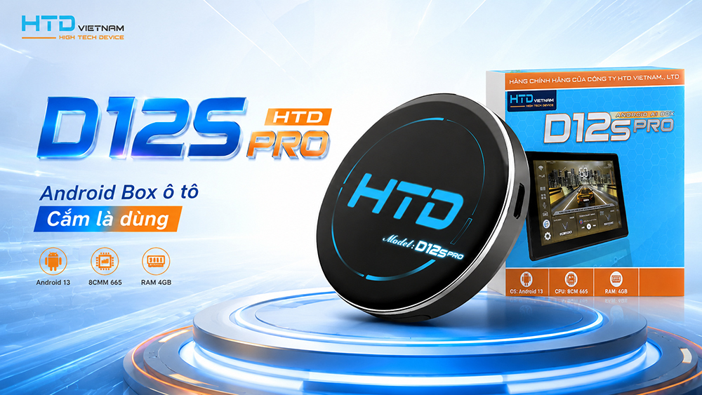 Android Box D12S Pro – Nâng Cấp Màn Hình Zin, Giải Trí Mượt Mà Trên Mọi Hành Trình