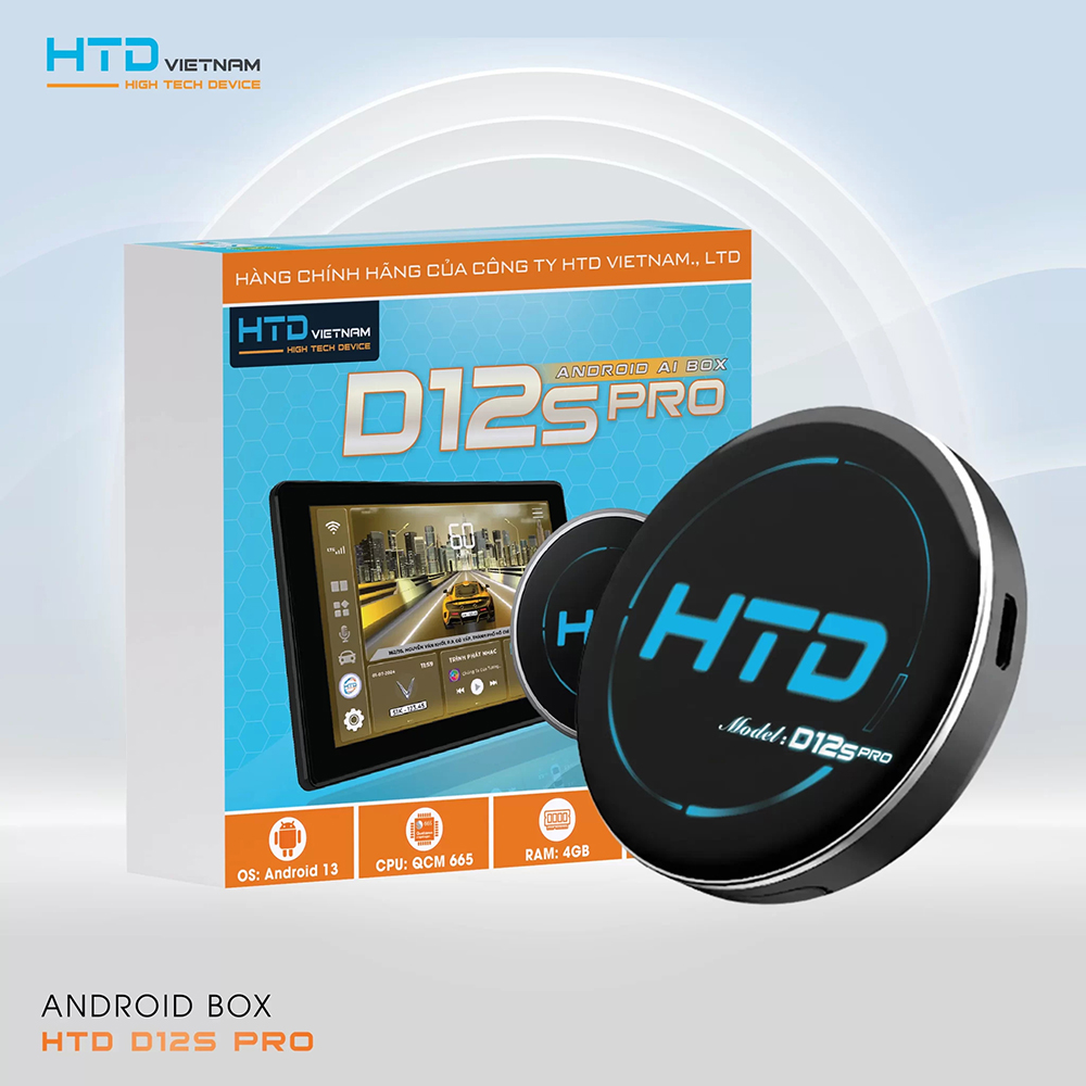 Android Box D12S Pro – Nâng Cấp Màn Hình Zin, Giải Trí Mượt Mà Trên Mọi Hành Trình