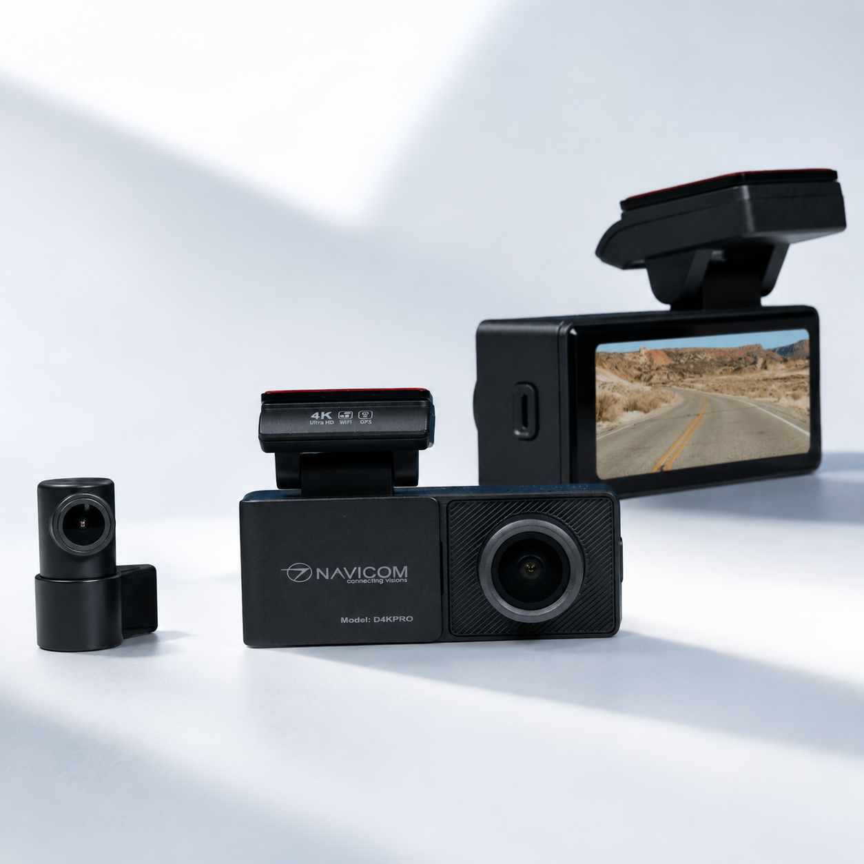 Camera Hành Trình NAVICOM D4K Pro – Ghi Hình 4K Sắc Nét, Kết Nối Wifi, GPS Và Hỗ Trợ Trông Xe 24/24