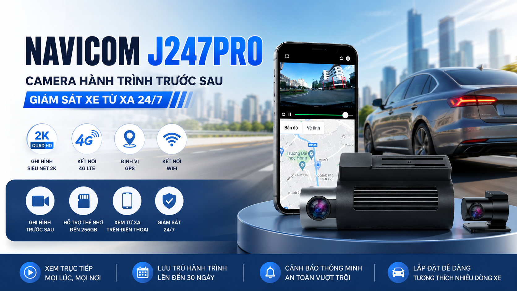 Camera Hành Trình Navicom J247 Pro 2K
