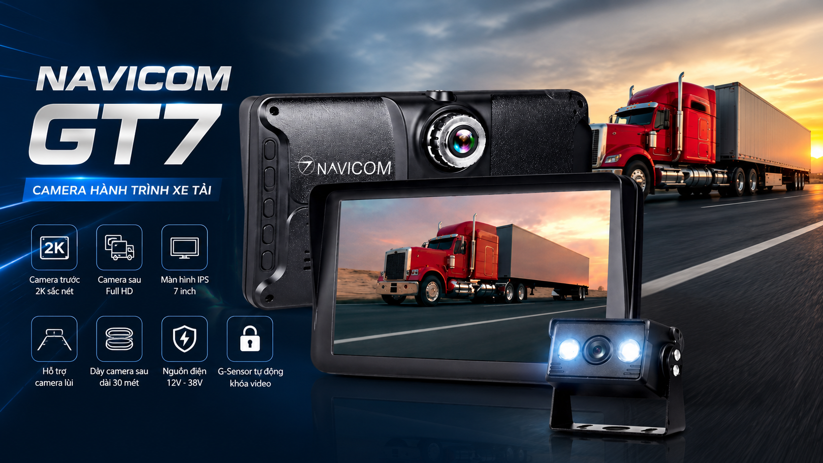 Camera Hành Trình Xe Tải Navicom GT7
