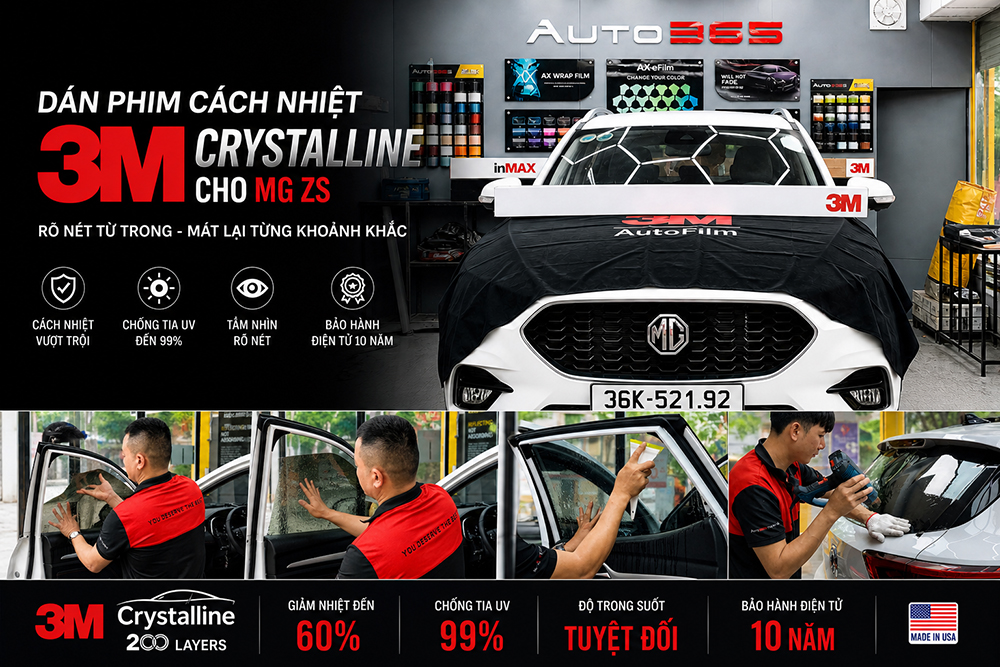 Dán Phim Cách Nhiệt 3M Cho MG ZS