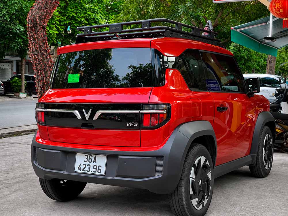 Lắp Đặt Giá Nóc Cho VinFast VF3 – Nâng Tầm Cá Tính, Tăng Không Gian Chở Đồ Hiệu Quả lap dat gia noc cho vinfast vf3 7