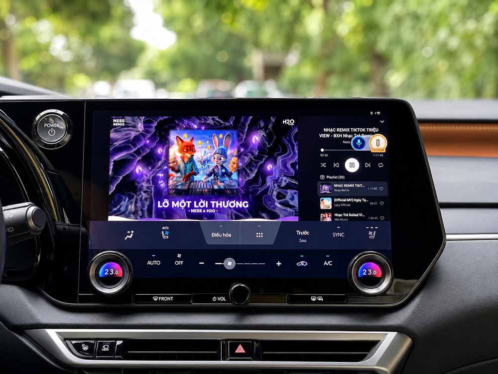 nang cap android box htd d14 ultra cho lexus rx350 7