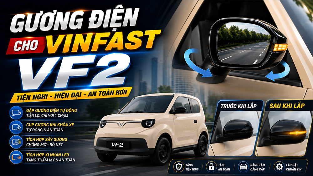 guong dien cho vinfast vf2