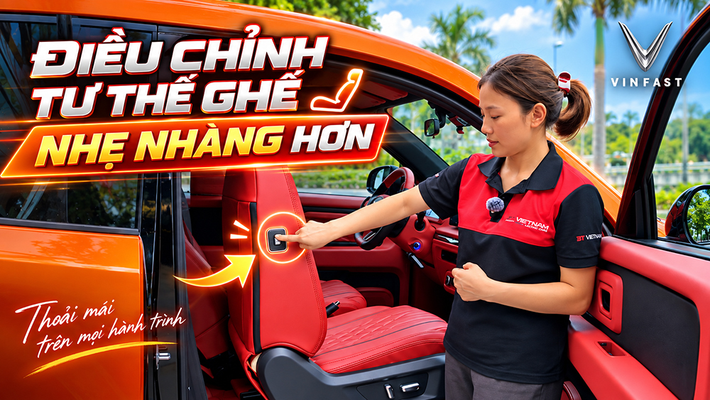 Điều chỉnh tư thế lái nhẹ nhàng hơn