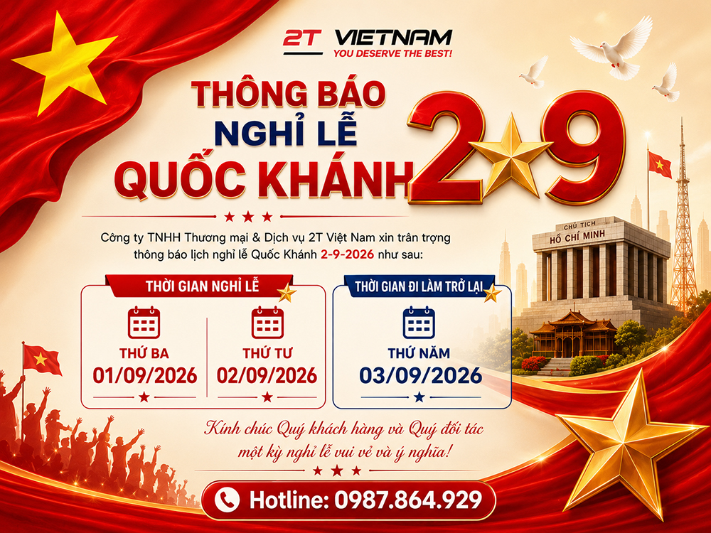 Lịch nghỉ lễ Quốc Khánh 2-9-2026