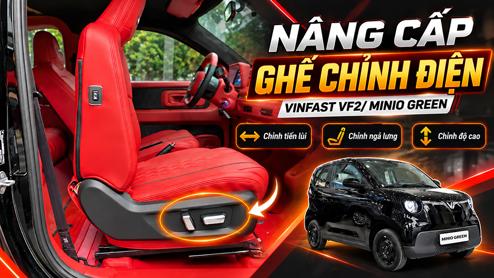 Nâng Cấp Ghế Chỉnh Điện VinFast VF2 Tại Thanh Hóa – Tiện Hơn Mỗi Lần Lên Xe