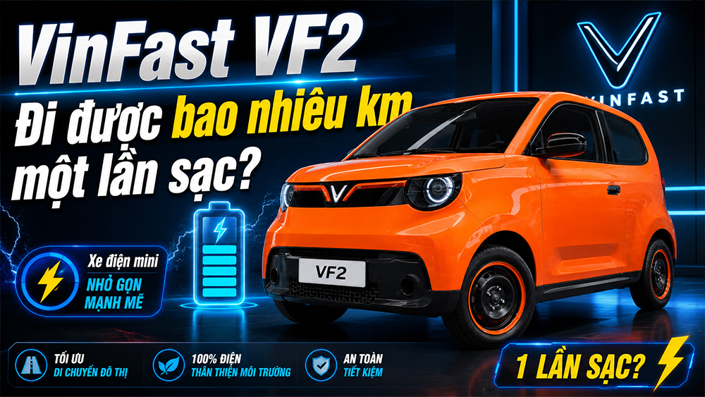 VinFast VF2 Có Gì? Tổng Hợp Trang Bị Và Thông Số Chi Tiết 2026 vinfast vf2 di duoc bao nhieu km