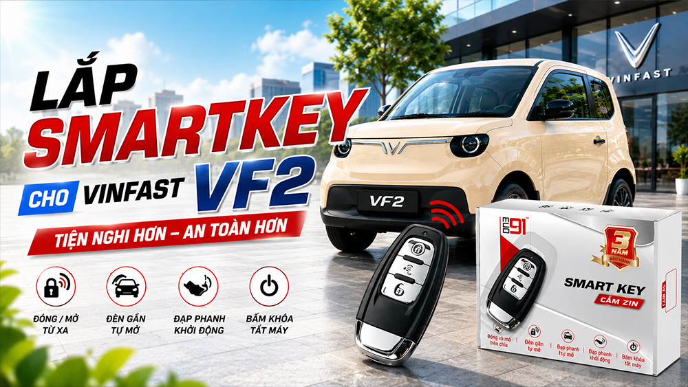 Có nên lắp Smartkey Vinfast VF2 ngay khi mới nhận xe?