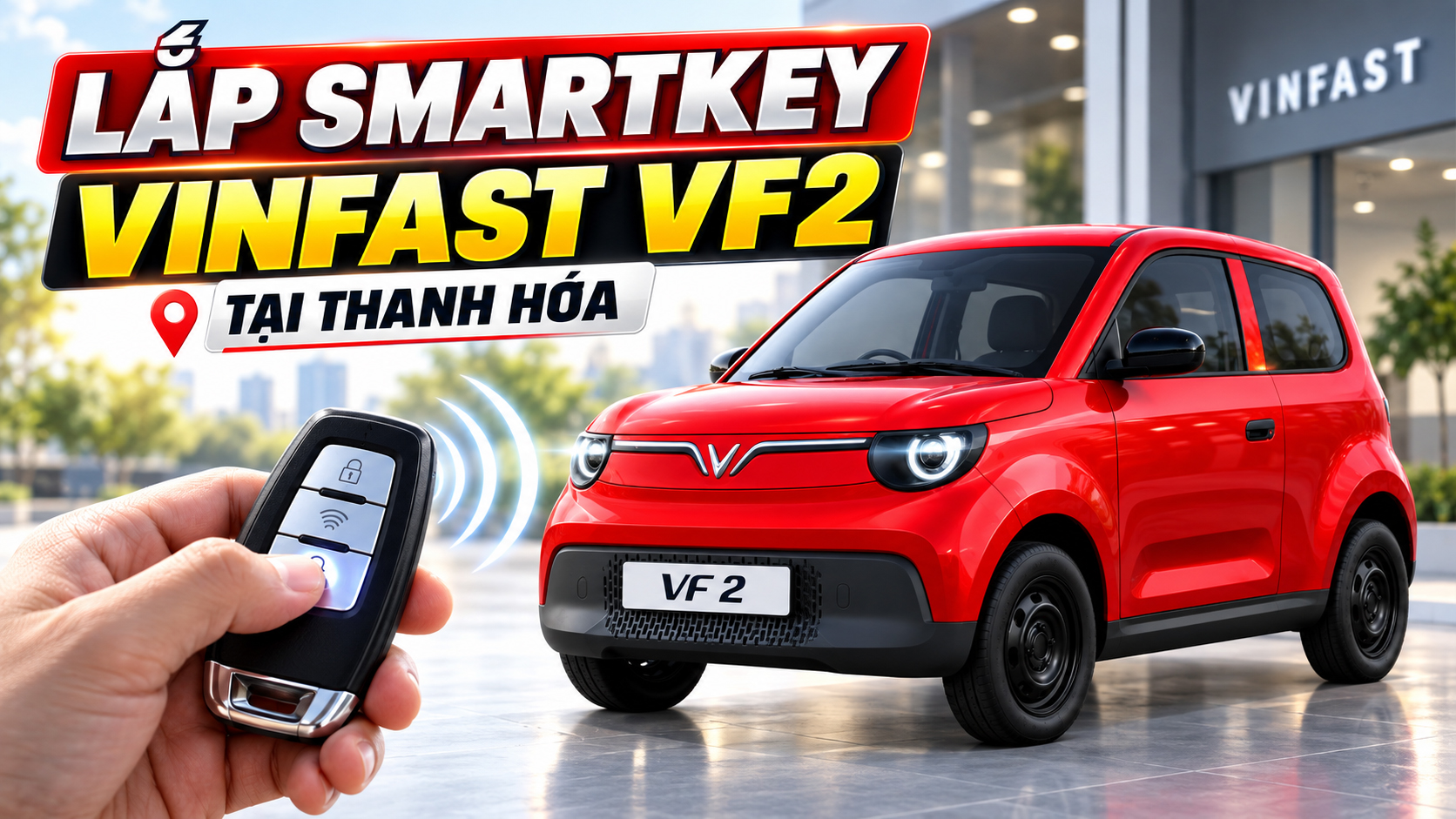Lắp Smartkey VinFast VF2 Tại Thanh Hóa – Mở Khóa Thông Minh, Sử Dụng Xe Tiện Lợi Hơn