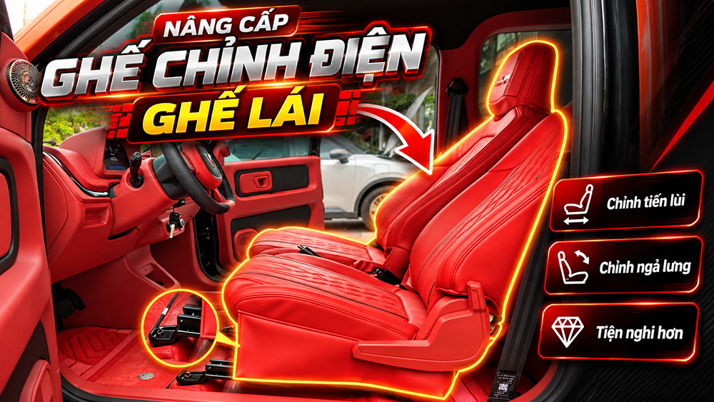nang cap ghe chinh dien ghe lai vinfast vf2 tai thanh hoa