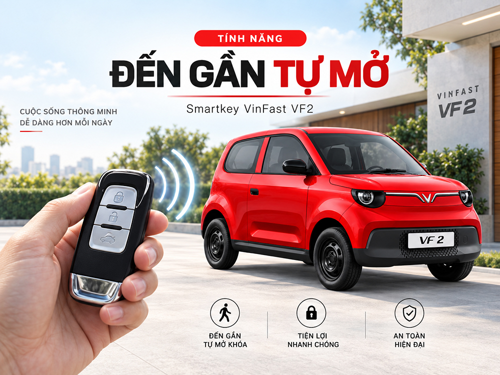 Tính năng Smartkey cho VinFast VF2