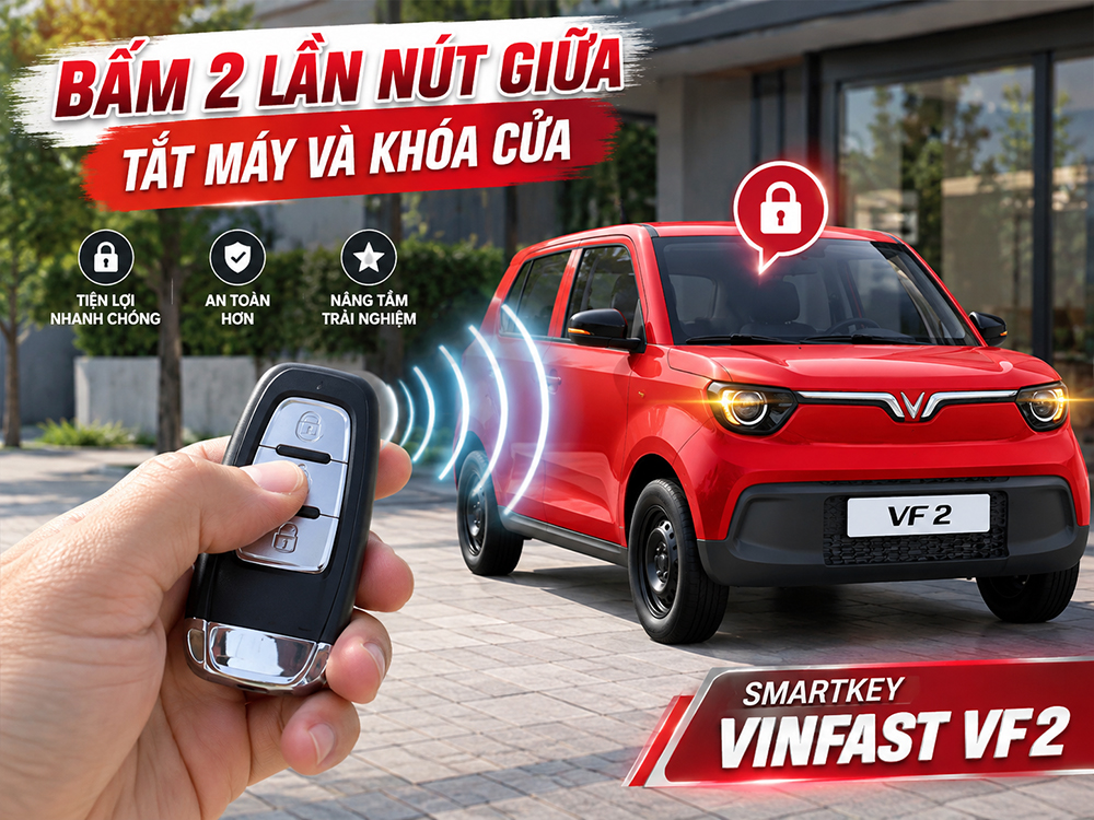 Tính năng Smartkey cho VinFast VF2