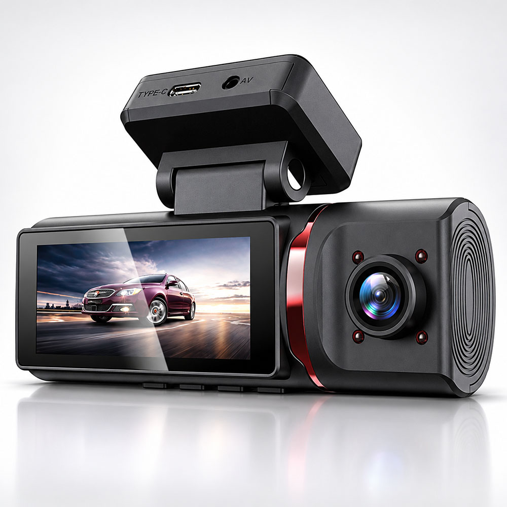 Camera Hành Trình HTD C26-3M – Ghi Hình 3 Mắt 4K, Tích Hợp ADAS Và BSD