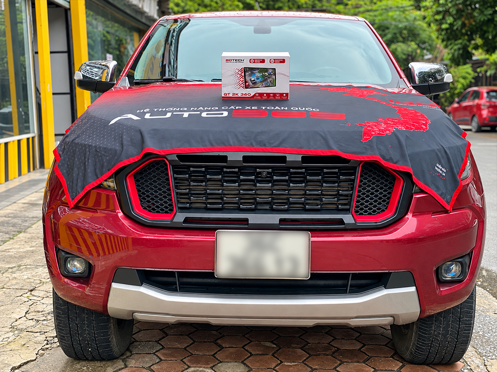 Lắp Màn Hình Gotech GT 2K 360 Cho Ford Ranger 2021