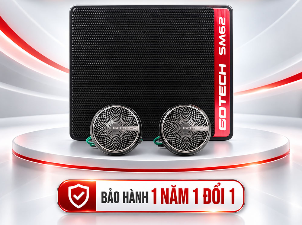 Loa Gotech SM62 – Nâng Cấp Âm Thanh Ô Tô Với Sub DSP AMP 2.1 Tích Hợp