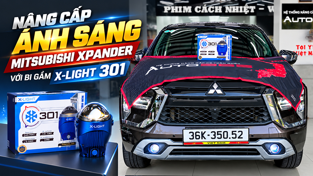 nang cap anh sang mitsubishi xpander voi bi gam x light 301 7
